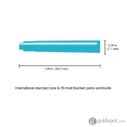 Monteverde Ink Cartridges International Size In Turquoise - Pack Of 6 9 Monteverde Ink Cartridges International Size In Turquoise - Pack Of 6 -Stationery Hub Cheap Store monteverde ink cartridges international size in turquoise pack of 6 507