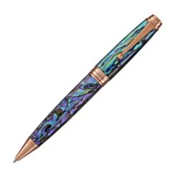Monteverde Invincia Deluxe Ballpoint Pen In Abalone With Rosegold Trim
