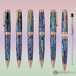 Monteverde Invincia Deluxe Ballpoint Pen In Abalone With Rosegold Trim -Stationery Hub Cheap Store monteverde invincia deluxe ballpoint pen in abalone with rosegold trim 686