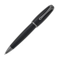 Monteverde Super Mega Ballpoint Pen In Carbon Fiber With Gunmetal Trim