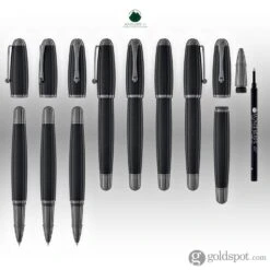 Monteverde Super Mega Rollerball Pen In Carbon Fiber With Gunmetal Trim -Stationery Hub Cheap Store monteverde super mega rollerball pen in carbon fiber with gunmetal trim 179