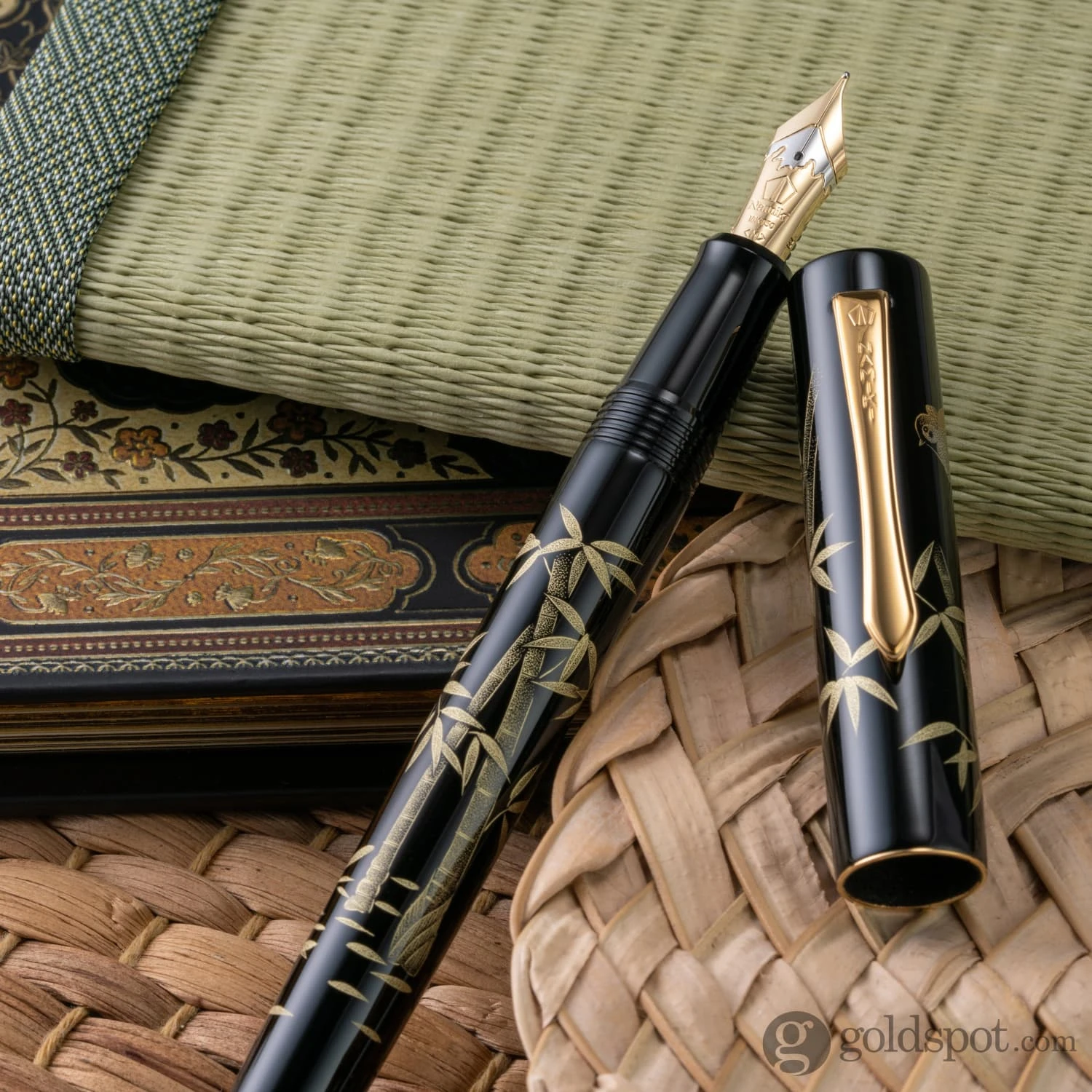 Namiki Chinkin Fountain Pen In Bamboo And Sparrow - 18K Gold 11 Namiki Chinkin Fountain Pen In Bamboo And Sparrow - 18K Gold - Image 11