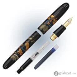 Namiki Yukari Royale Frog Maki-e Urushi Black Lacquer Fountain Pen - Medium Point -Stationery Hub Cheap Store namiki yukari royale frog maki e urushi black lacquer fountain pen medium point 325