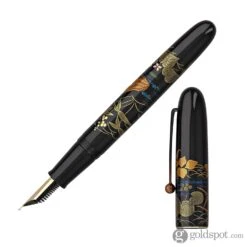 Namiki Yukari Royale Frog Maki-e Urushi Black Lacquer Fountain Pen - Medium Point -Stationery Hub Cheap Store namiki yukari royale frog maki e urushi black lacquer fountain pen medium point 925