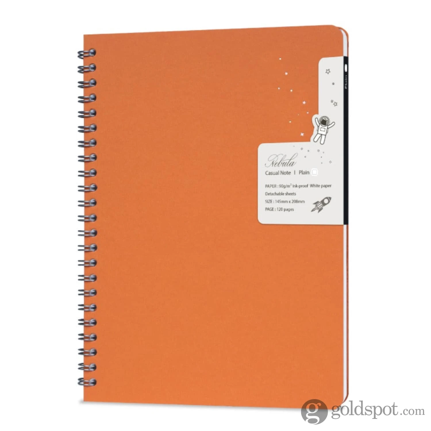 Nebula By Colorverse Casual A5 Notebook In Orange 4 Nebula By Colorverse Casual A5 Notebook In Orange - Image 4
