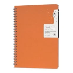 Nebula By Colorverse Casual A5 Notebook In Orange