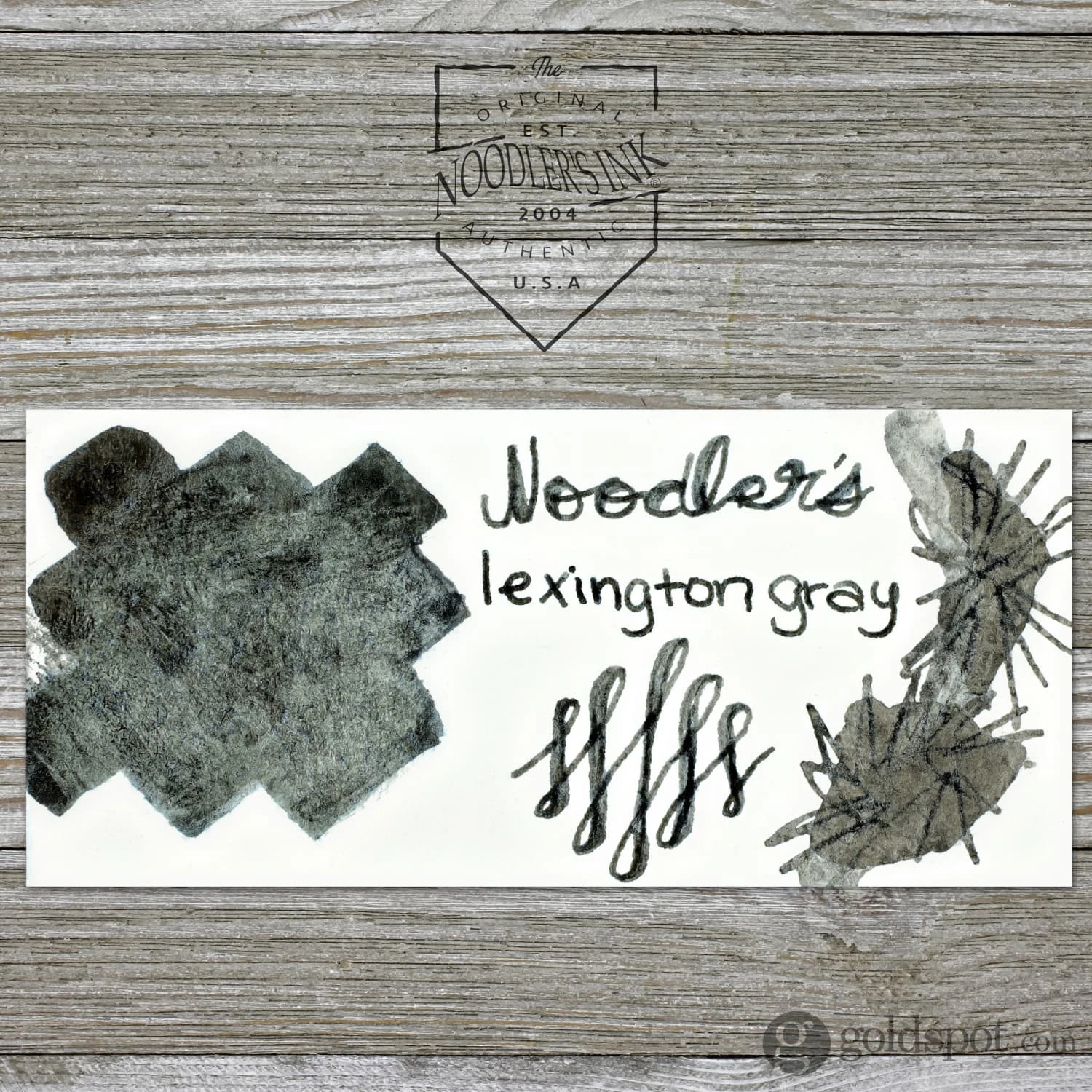 Noodler's Lexington Gray Fountain Pen Ink - 3oz Bottle 2 Noodler's Lexington Gray Fountain Pen Ink - 3oz Bottle - Image 2