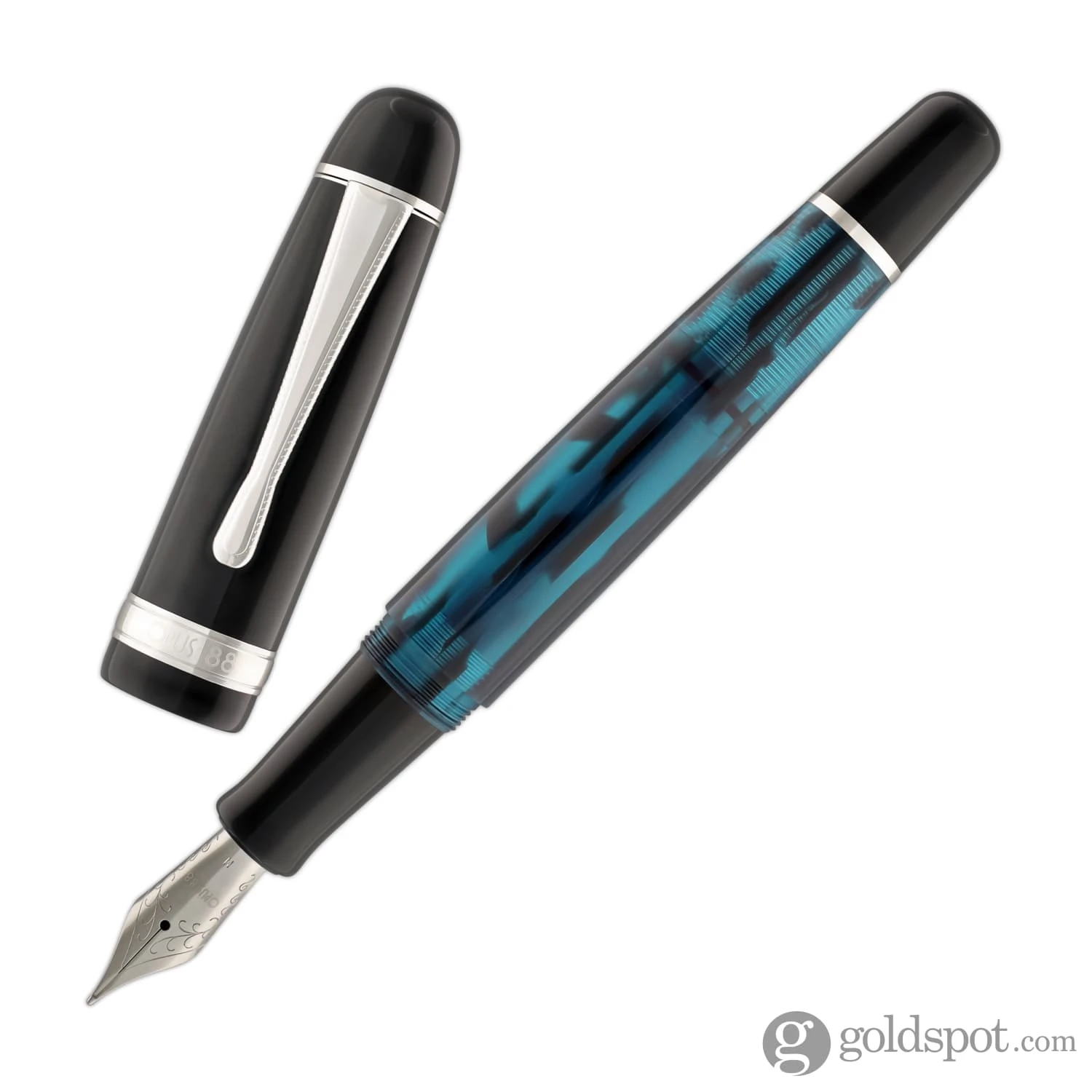 Opus 88 Jazz Fountain Pen In Blue 7 Opus 88 Jazz Fountain Pen In Blue - Image 7
