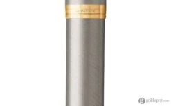 Parker IM Rollerball Pen In Brushed Metal With Gold Trim -Stationery Hub Cheap Store parker im rollerball pen in brushed metal with gold trim 489