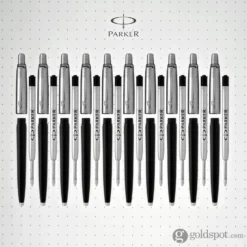 Parker Jotter Ballpoint Pen In Black Barrel - Pack Of 10 -Stationery Hub Cheap Store parker jotter ballpoint pen in black barrel pack of 10 134