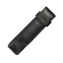 Pelikan Double Pen Case Fine Leather In Black