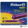 Pelikan Mini Ink Cartridge In Violet - Pack Of 6