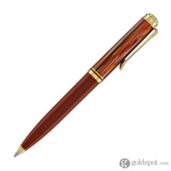 Pelikan Souveran K600 Ballpoint Pen In Tortoiseshell & Red With Gold Trim -Stationery Hub Cheap Store pelikan souveran k600 ballpoint pen in tortoiseshell red with gold trim 900