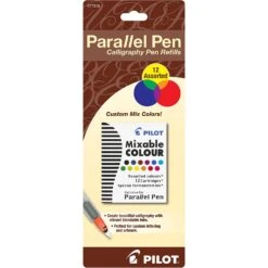 Pilot Calligraphy Parallel Pen Ink Cartridges In Assorted Colors - Pack Of 12
