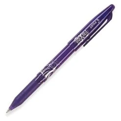 Pilot FriXion Ball Erasable Gel Ink Pen In Purple - Fine Point - Pack Of 12