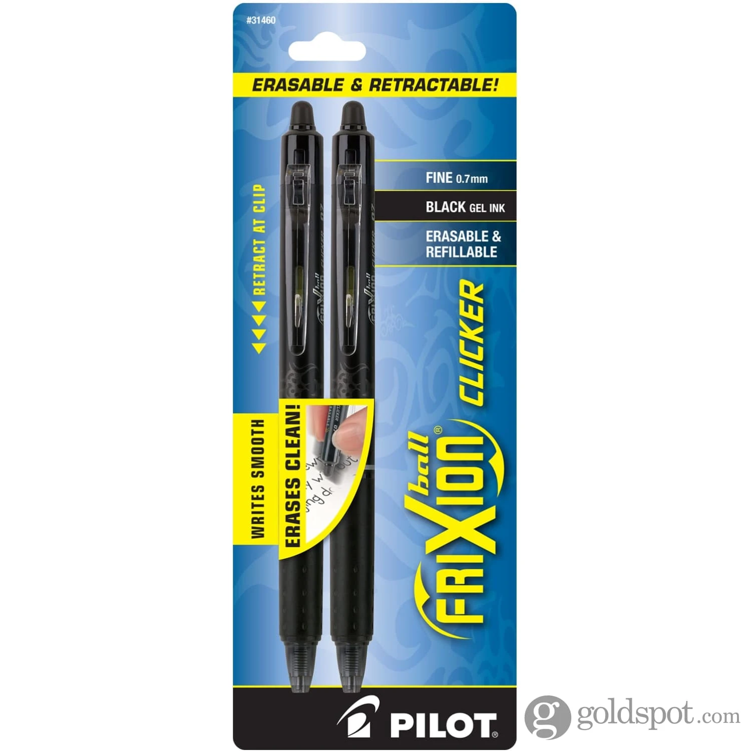 Pilot FriXion Clicker Retractable Erasable Gel Pens In Black - Fine Point 4 Pilot FriXion Clicker Retractable Erasable Gel Pens In Black - Fine Point - Image 4