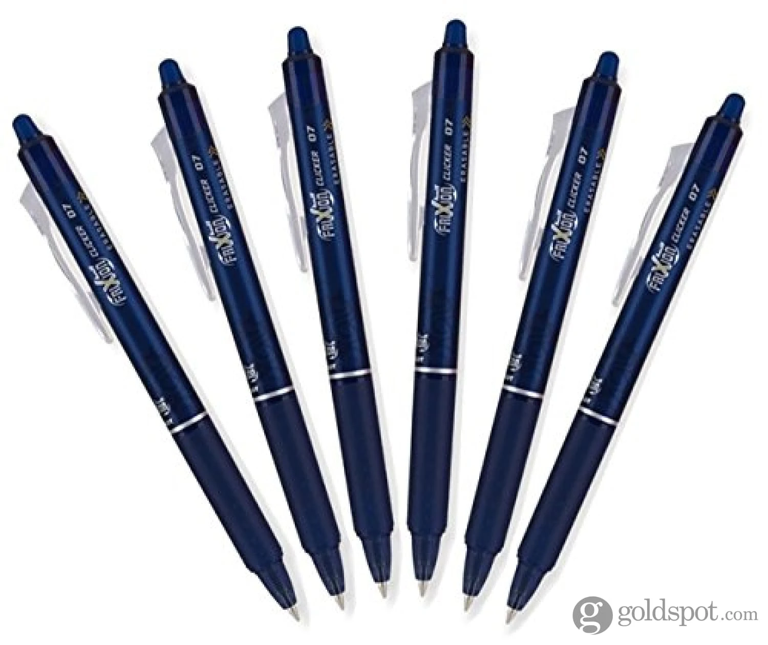 Pilot FriXion Clicker Retractable Erasable Gel Pens In Navy Blue - Fine Point 2 Pilot FriXion Clicker Retractable Erasable Gel Pens In Navy Blue - Fine Point - Image 2