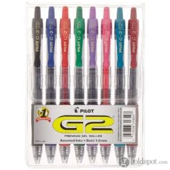 Pilot G2 Retractable Gel Ink Rollerball Pens In Assorted Colors - Pack Of 8 7 Pilot G2 Retractable Gel Ink Rollerball Pens In Assorted Colors - Pack Of 8 -Stationery Hub Cheap Store pilot g2 retractable gel ink rollerball pens in assorted colors pack of 8 258