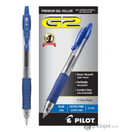 Pilot G2 Retractable Premium Gel Ink Pens In Blue - Pack Of 12 -Stationery Hub Cheap Store pilot g2 retractable premium gel ink pens in blue pack of 12 524