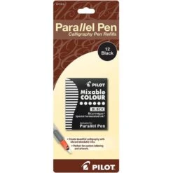 Pilot Parallel Ink Cartridges In Black - Pack Of 12