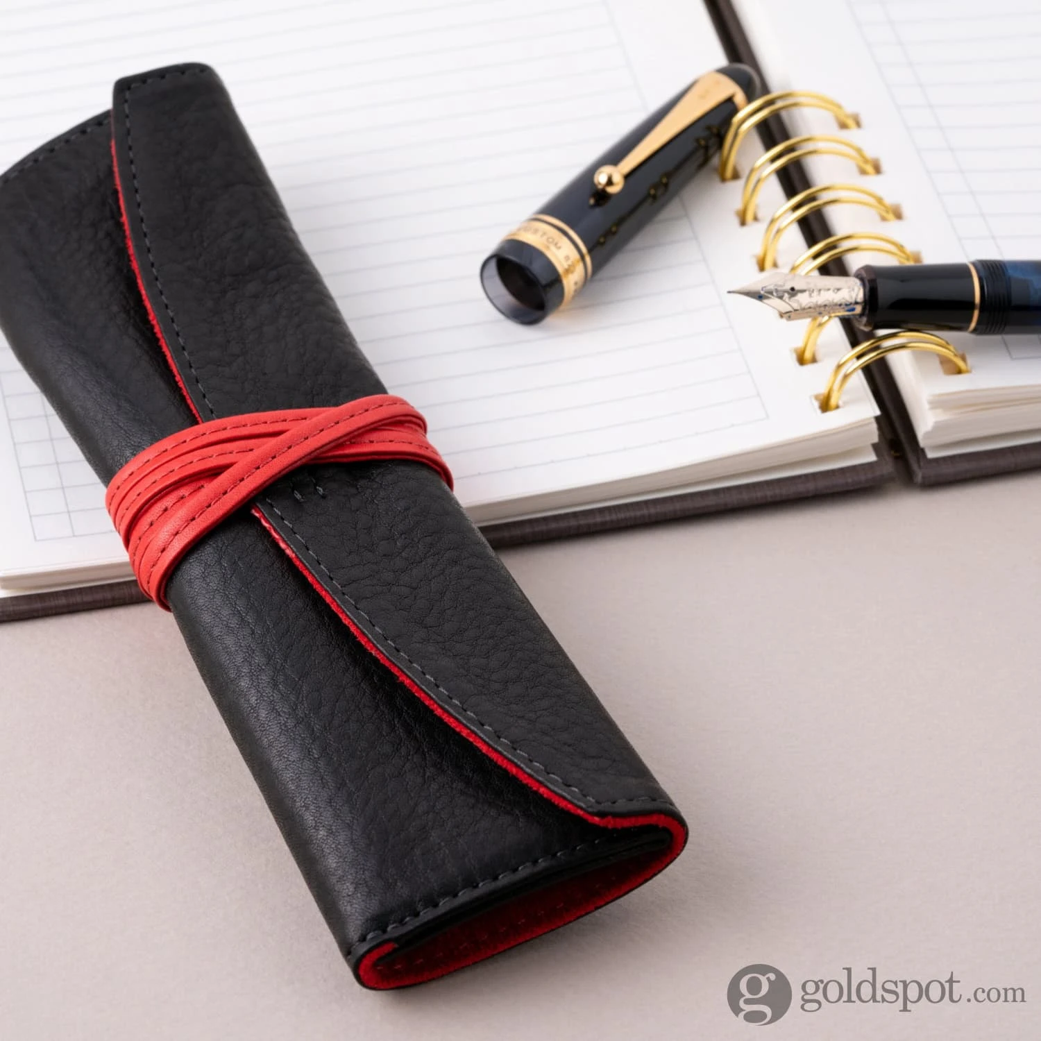 Pilot Pensemble Roll Pen Case In Black/Red (Long) 4 Pilot Pensemble Roll Pen Case In Black/Red (Long) - Image 4