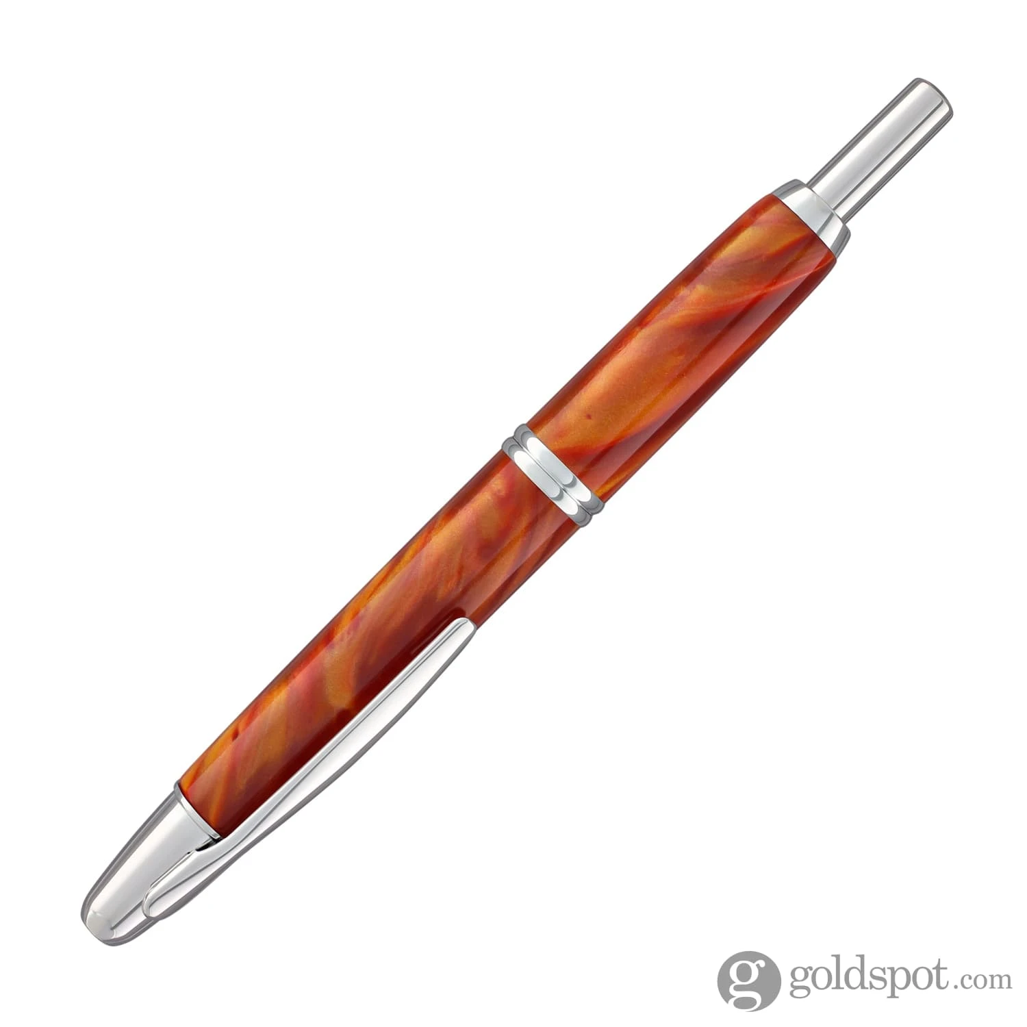 Pilot Vanishing Point SE Fountain Pen In Marble Orange 6 Pilot Vanishing Point SE Fountain Pen In Marble Orange - Image 6