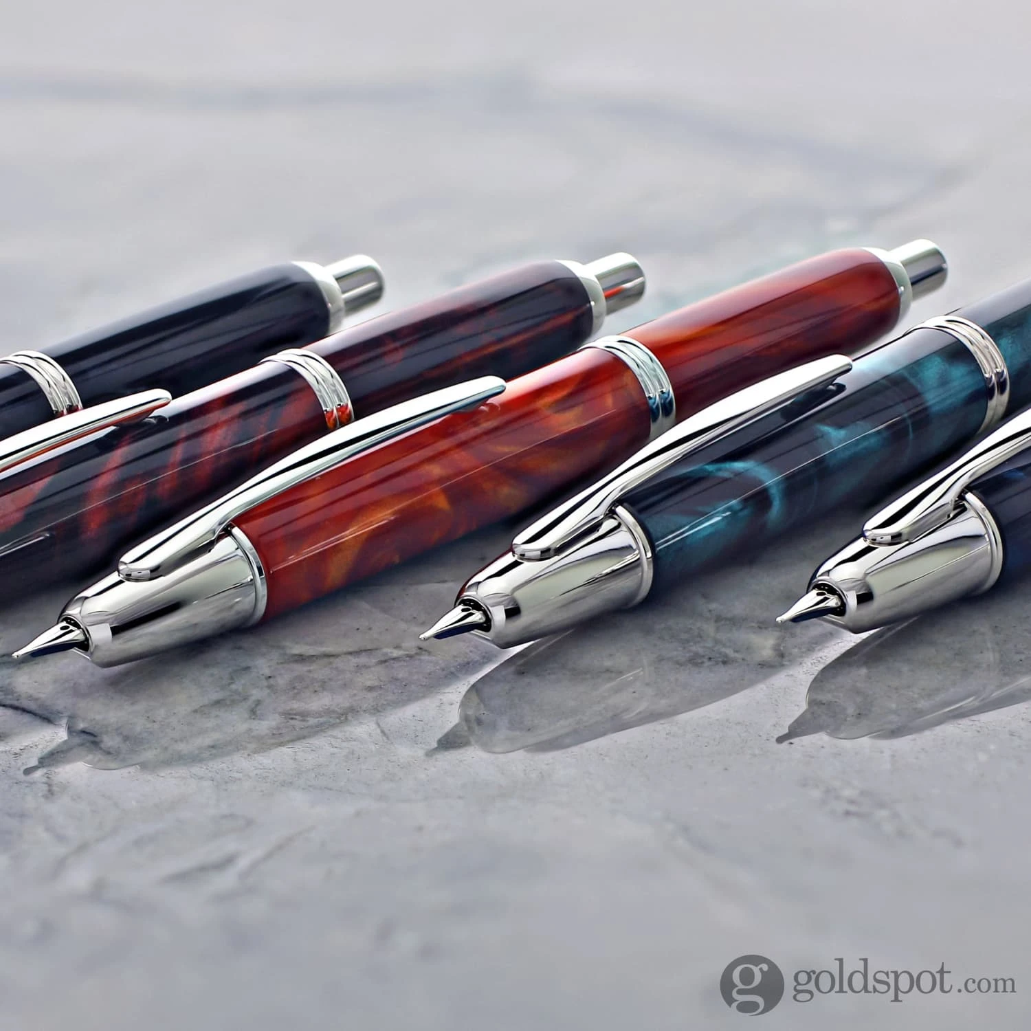 Pilot Vanishing Point SE Fountain Pen In Marble Orange 9 Pilot Vanishing Point SE Fountain Pen In Marble Orange - Image 9