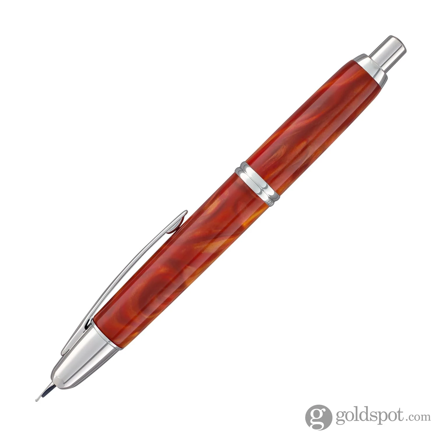 Pilot Vanishing Point SE Fountain Pen In Marble Orange 3 Pilot Vanishing Point SE Fountain Pen In Marble Orange - Image 3