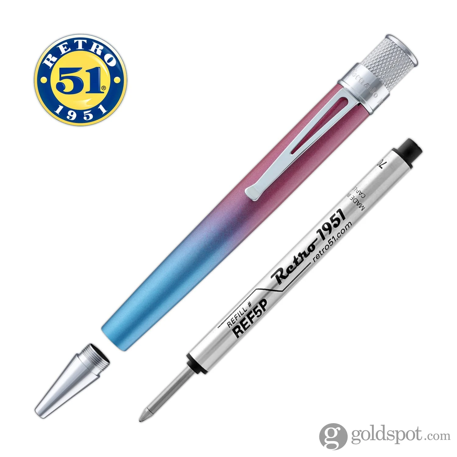 Retro 51 Tornado Rollerball - Ombre Periwinkle Pixie 5 Retro 51 Tornado Rollerball - Ombre Periwinkle Pixie - Image 5