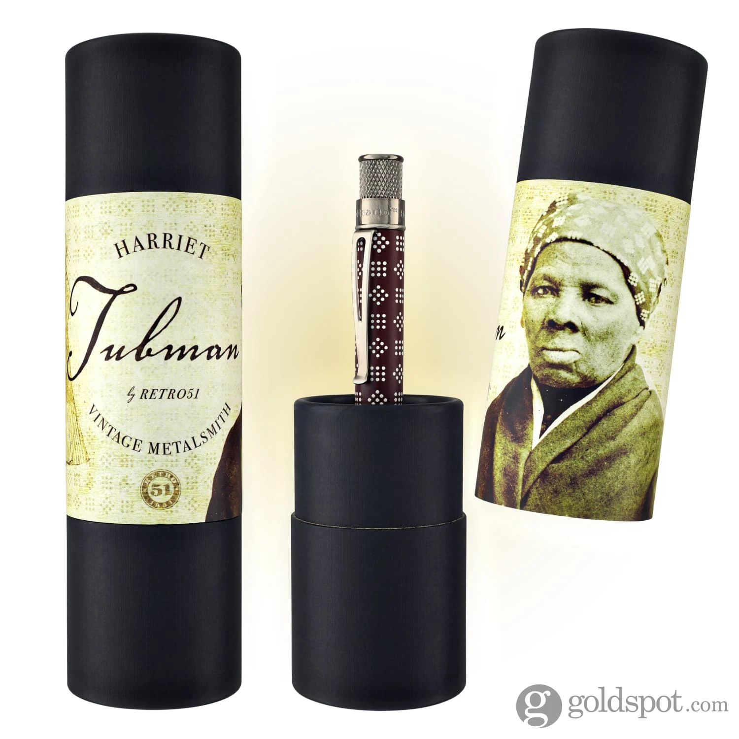Retro 51 Tornado Vintage Metalsmith Rollerball Pen In Harriet Tubman 9 Retro 51 Tornado Vintage Metalsmith Rollerball Pen In Harriet Tubman - Image 9