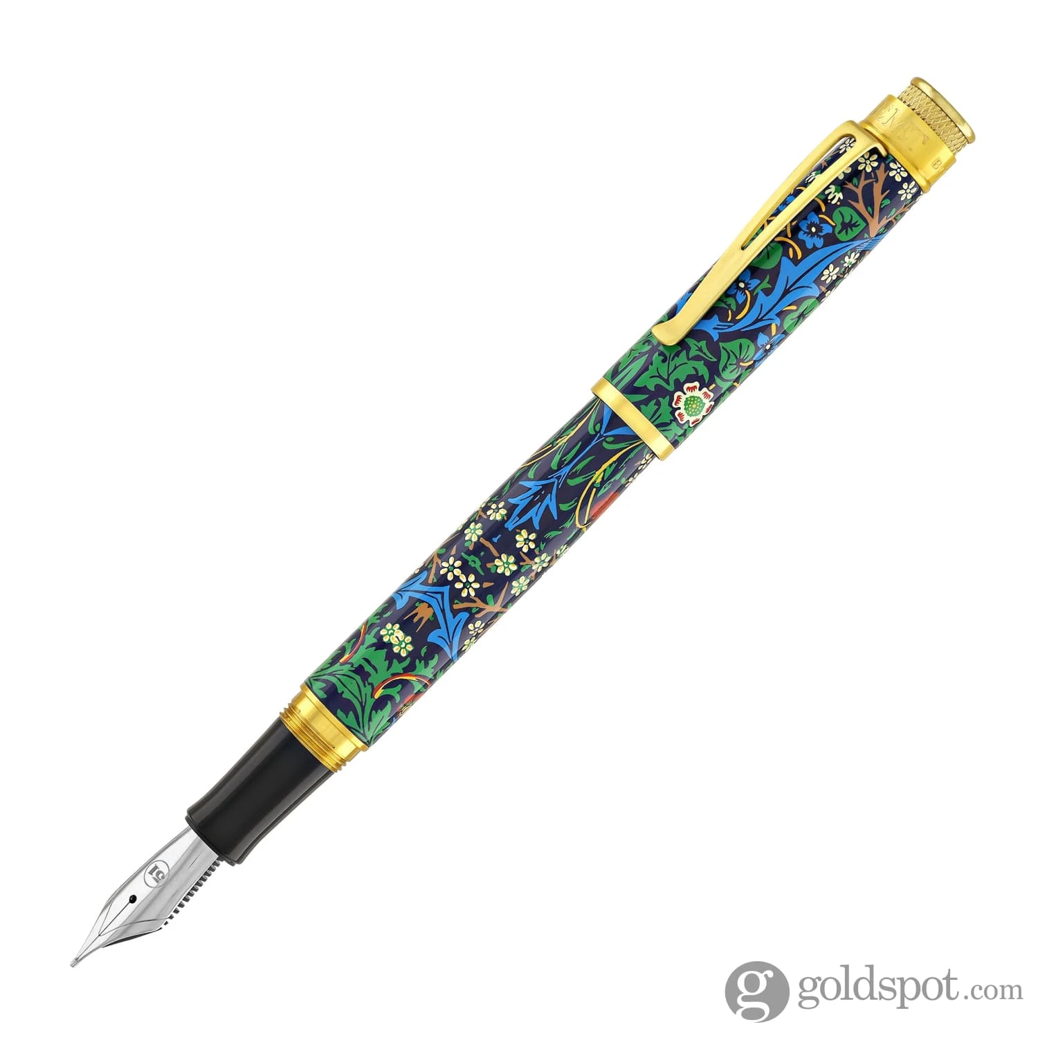 Retro 51 Tornado Vintage Metropolitan Fountain Pen In William Morris Blackthorn 2 Retro 51 Tornado Vintage Metropolitan Fountain Pen In William Morris Blackthorn - Image 2