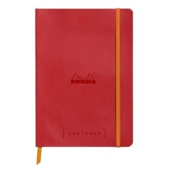 Rhodia Goalbook A5 Dot Grid Notebook In Poppy - 5.75 X 8.25