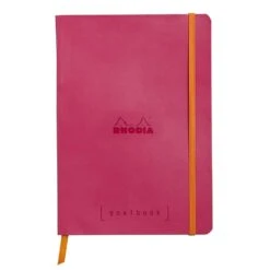 Rhodia Goalbook A5 Dot Grid Notebook In Raspberry - 5.75 X 8.25