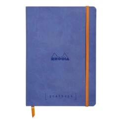 Rhodia Goalbook A5 Dot Grid Notebook In Sapphire Blue - 5.75 X 8.25