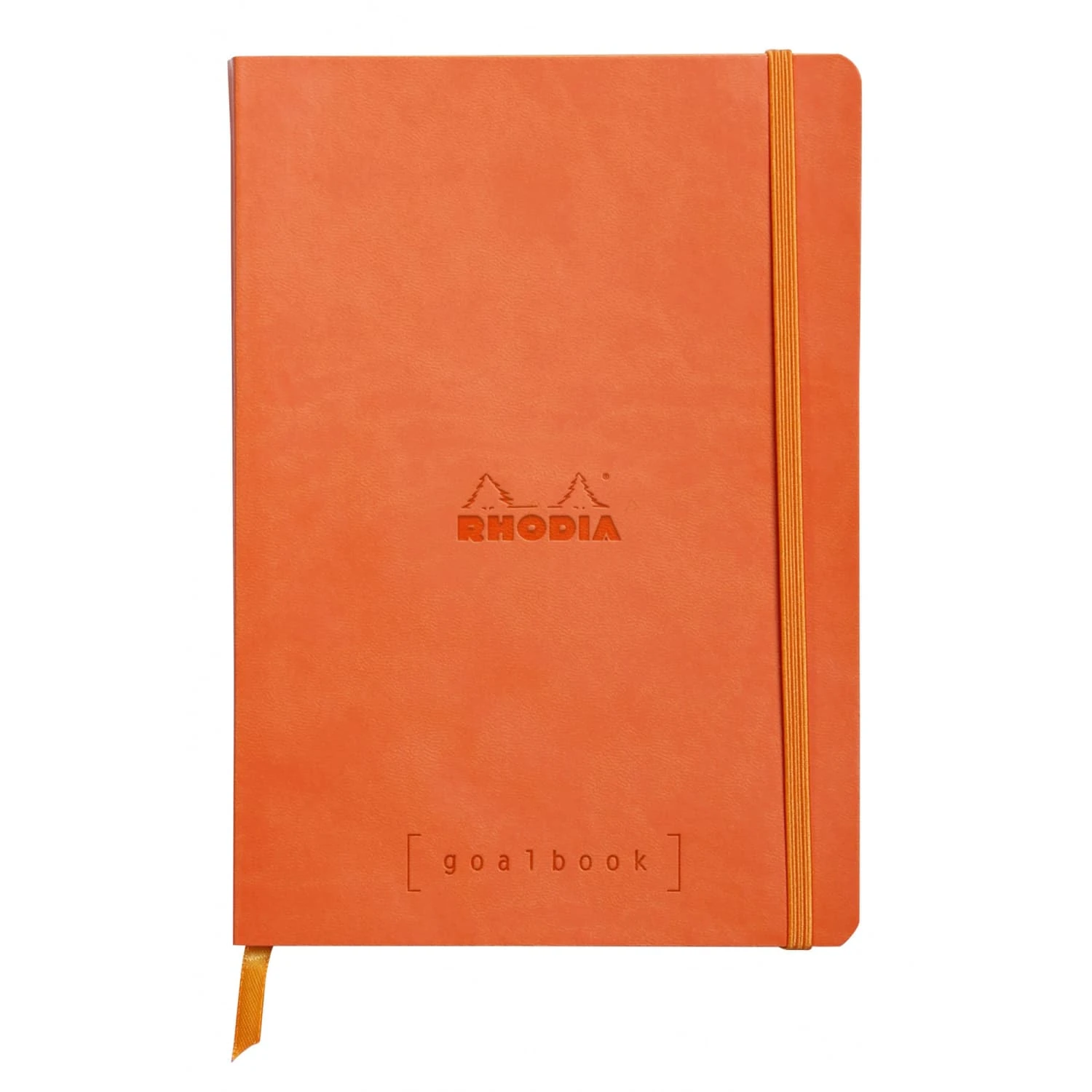Rhodia Goalbook A5 Dot Grid Notebook In Tangerine - 5.75 X 8.25 1 Rhodia Goalbook A5 Dot Grid Notebook In Tangerine - 5.75 X 8.25