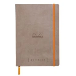 Rhodia Goalbook A5 Dot Grid Notebook In Taupe - 5.75 X 8.25