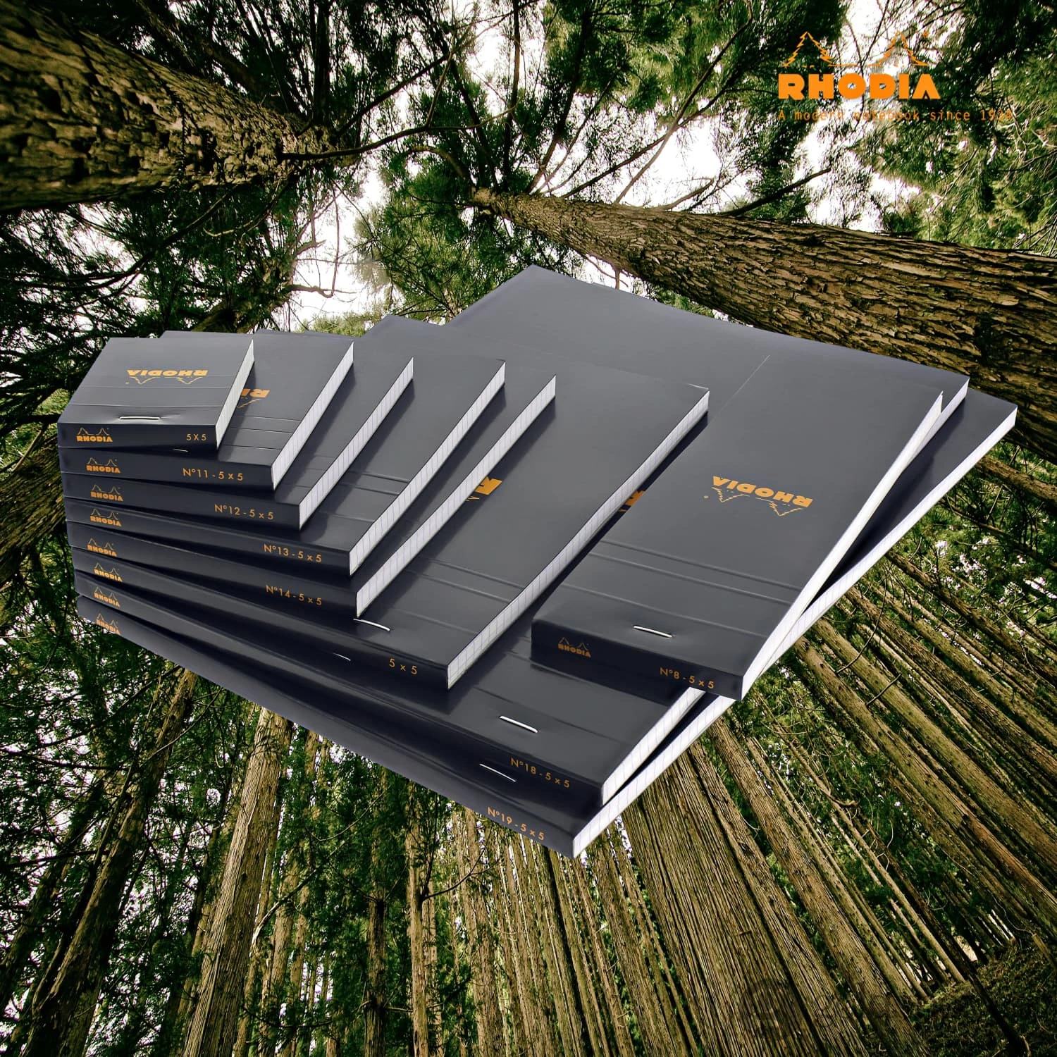 Rhodia No. 13 Staplebound 4 X 6 Graph Paper Notepad In Black 6 Rhodia No. 13 Staplebound 4 X 6 Graph Paper Notepad In Black - Image 6