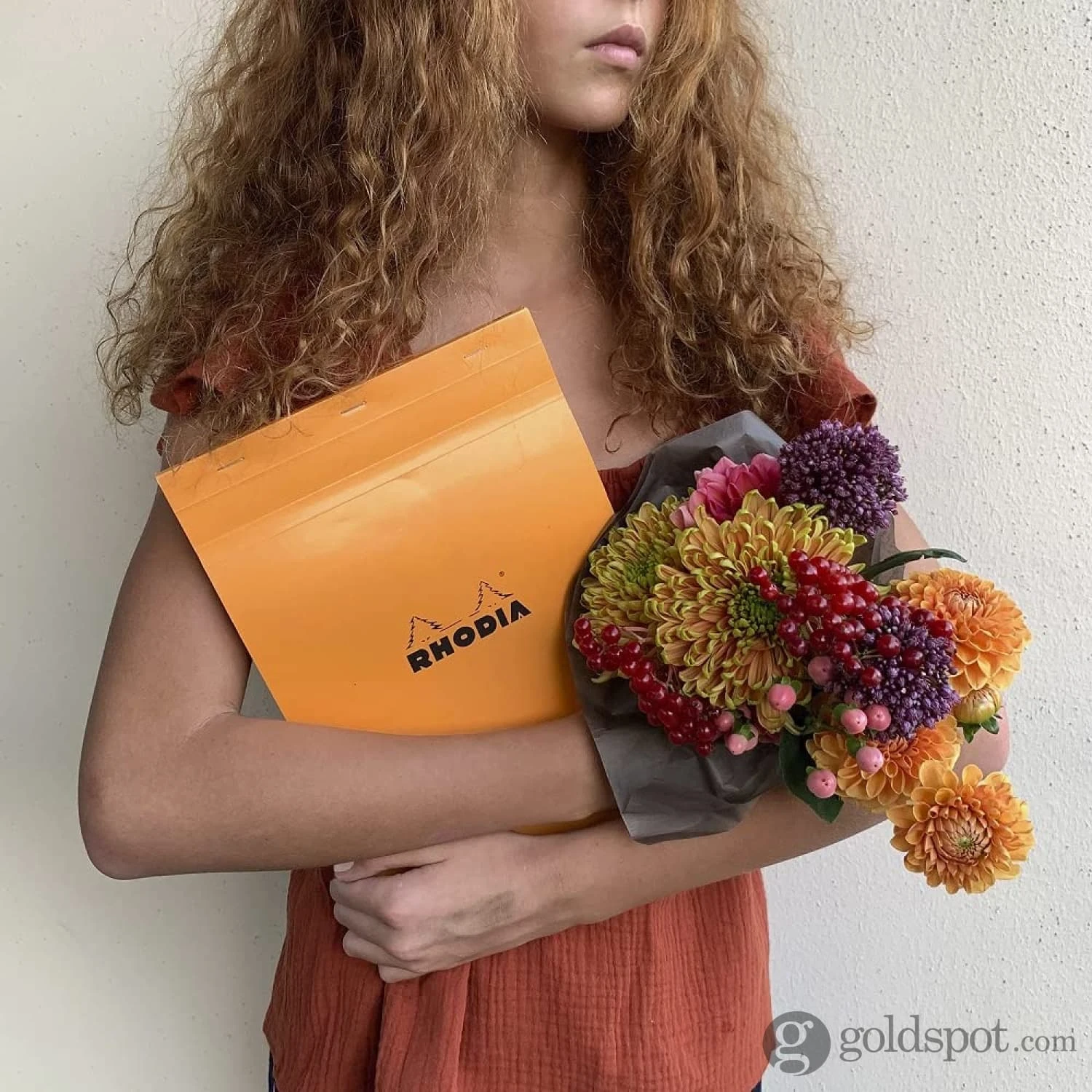 Rhodia No. 18 Lined Staplebound With 3 Hole Punch 8.25 X 11.75 In Orange 10 Rhodia No. 18 Lined Staplebound With 3 Hole Punch 8.25 X 11.75 In Orange - Image 10