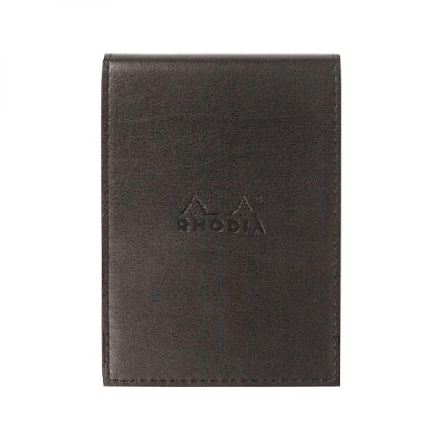 Rhodia Pad Holder In Black With Graph Pad With Pen Loop - 3.75 X 5.25 1 Rhodia Pad Holder In Black With Graph Pad With Pen Loop - 3.75 X 5.25