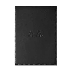 Rhodia Pad Holder In Black With Graph Pad With Pen Loop - 4.5 X 6.25