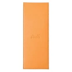 Rhodia Pad Holder In Orange With Graph Pad With Pen Loop - 3 X 8.25
