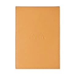 Rhodia Pad Holder In Orange With Graph Pad With Pen Loop - 4.5 X 6.25