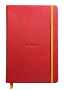 Rhodia Rhodiarama A5 Webbies Lined Paper Notebook In Poppy - 5.5 X 8.25