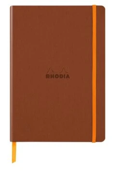 Rhodia Rhodiarama Dotted Notebook In Copper - 5.5 In X 8.25