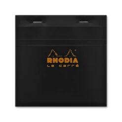 Rhodia Staplebound Graph Paper Notepad In Black - 5.75 X 5.75