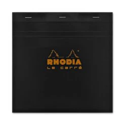 Rhodia Staplebound Graph Paper Notepad In Black - 8.25 X 8.25