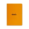 Rhodia Staplebound Lined Paper Notebook In Orange - 6 X 8.25