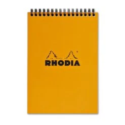 Rhodia Wirebound Graph Paper Notebook In Orange - 6 X 8.25