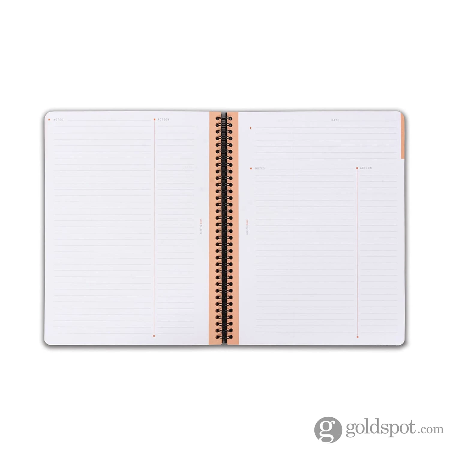 Rhodia Wiredbound Lined Meeting Book Notebook In Orange - 9 X 11.75 3 Rhodia Wiredbound Lined Meeting Book Notebook In Orange - 9 X 11.75 - Image 3
