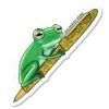 Ribbiting Rollerball Pen Sticker